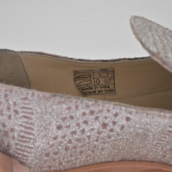 FREE PEOPLE Loafers Womens Size 38 Snake Eyes Print Velvet Platform Shoe Slip On - Picture 11 of 12